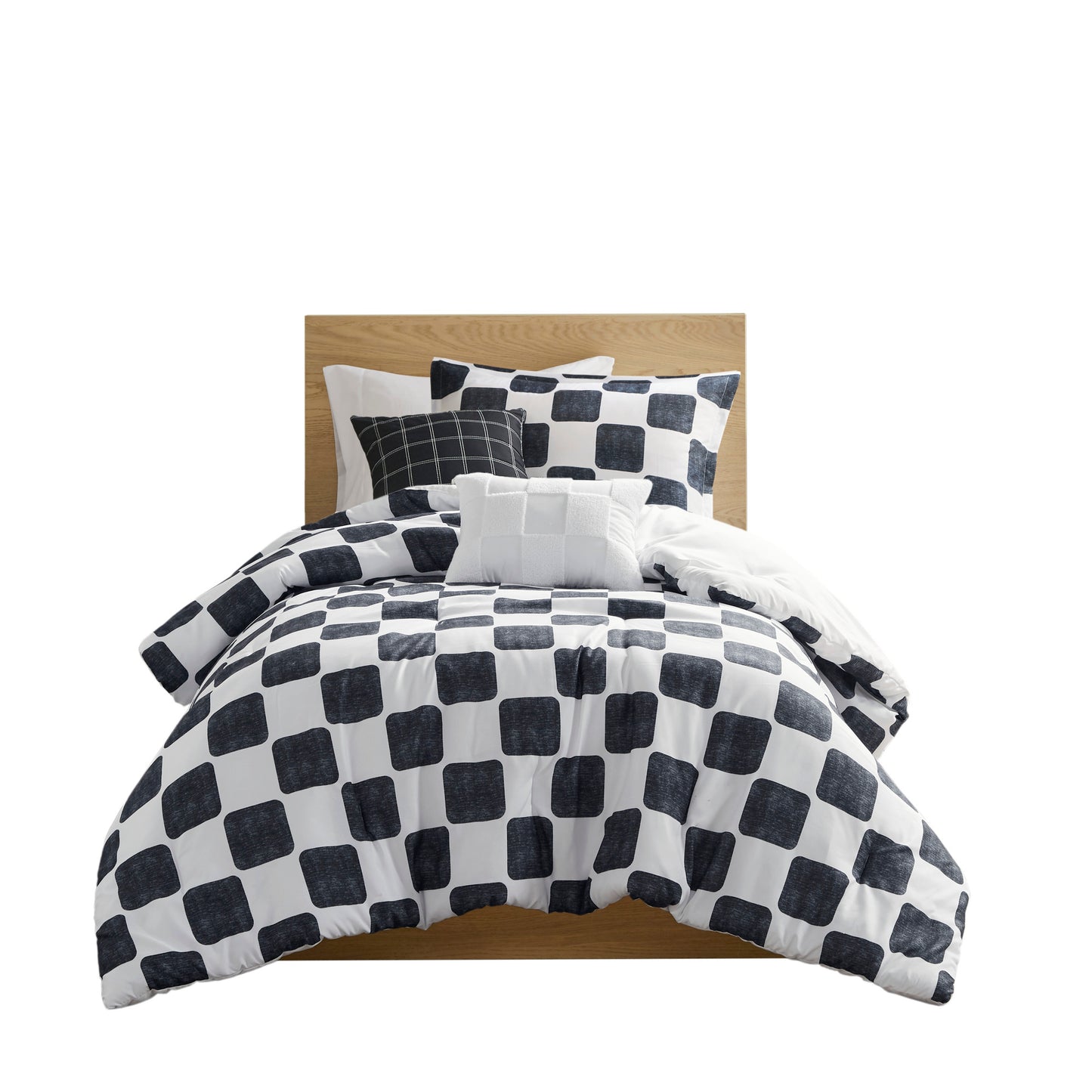 Miley Checkered Comforter Set