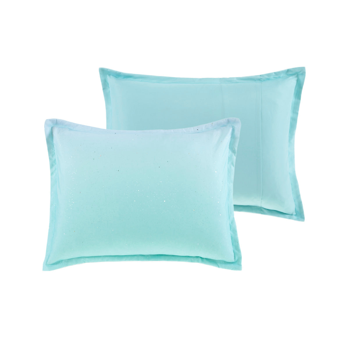 Glimmer Metallic Glitter Printed Reversible Duvet Cover Set