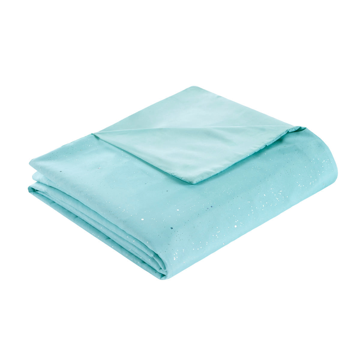 Glimmer Metallic Glitter Printed Reversible Duvet Cover Set