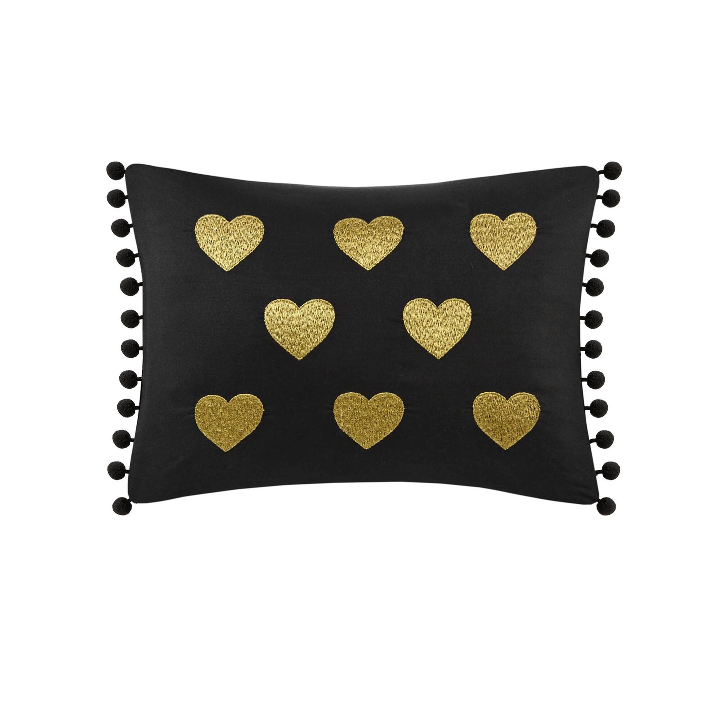 Rosalie Metallic Printed Plush Comforter Set with Throw Pillow