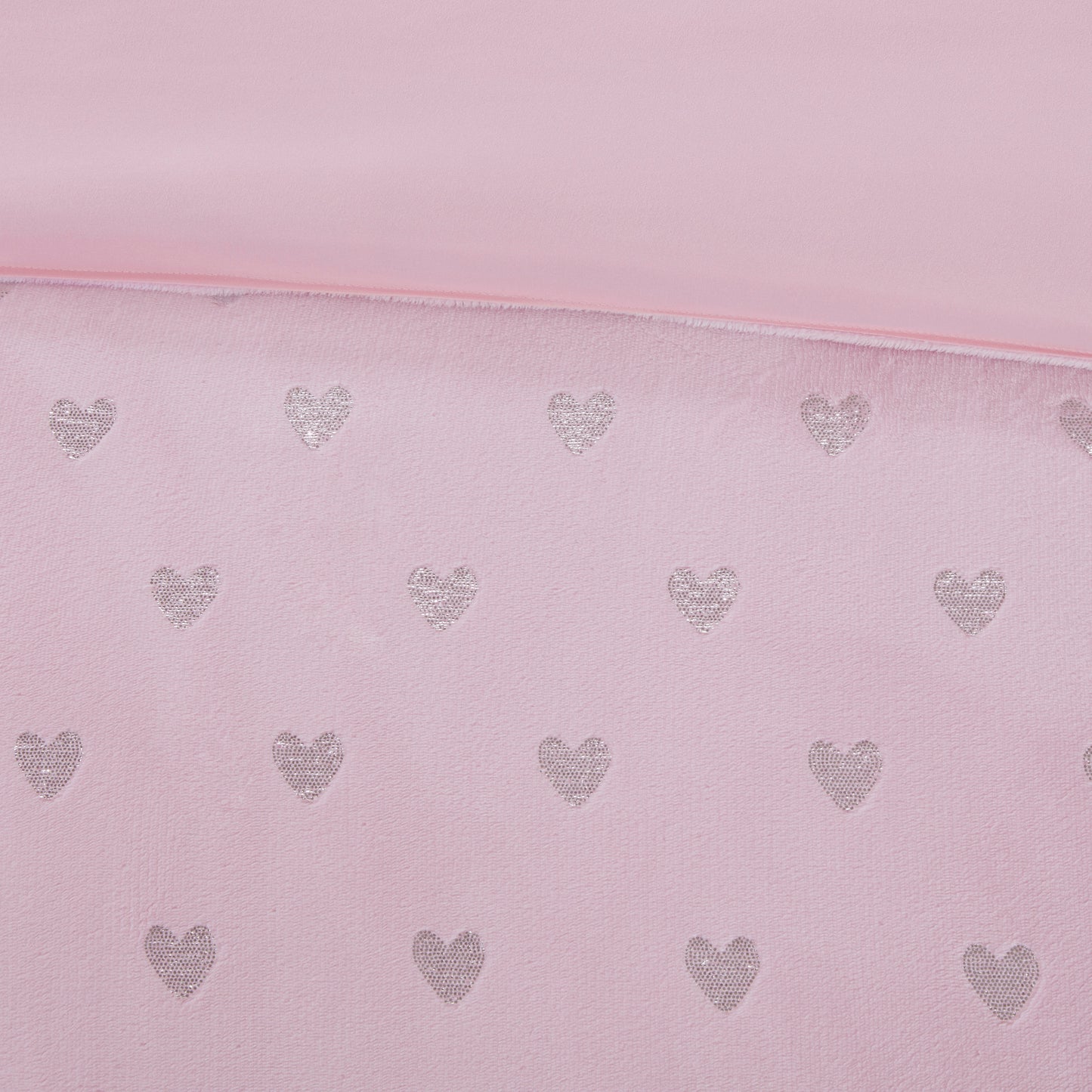 Rosalie Metallic Printed Plush Comforter Set with Throw Pillow