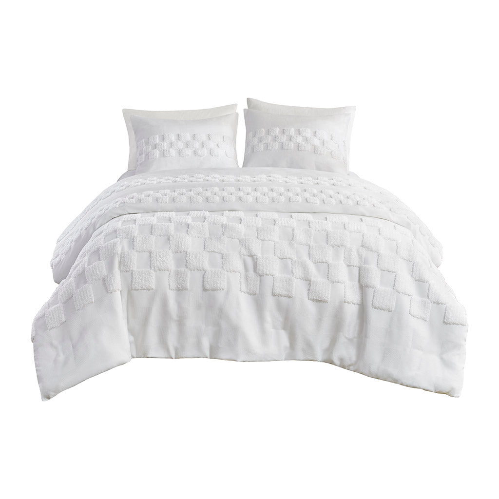 Bennett 3 Piece Chenille Duvet Cover Set