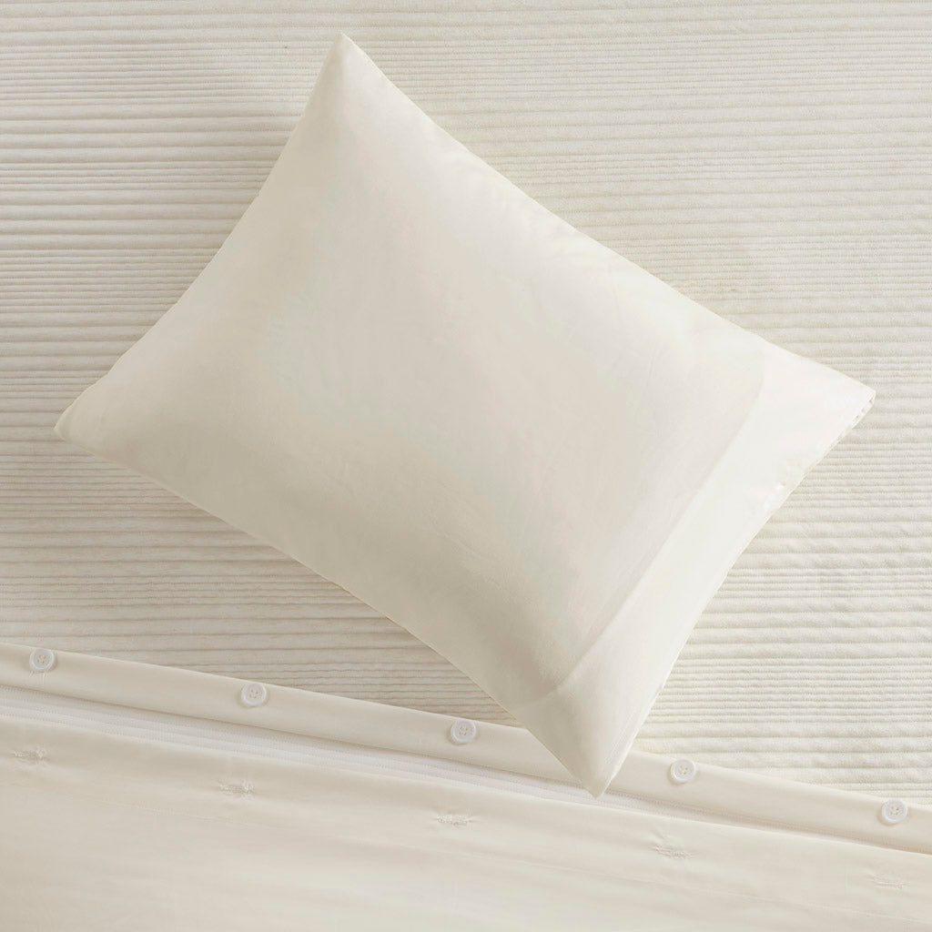 Wyatt 3 Piece Knitted Jersey Duvet Cover Set