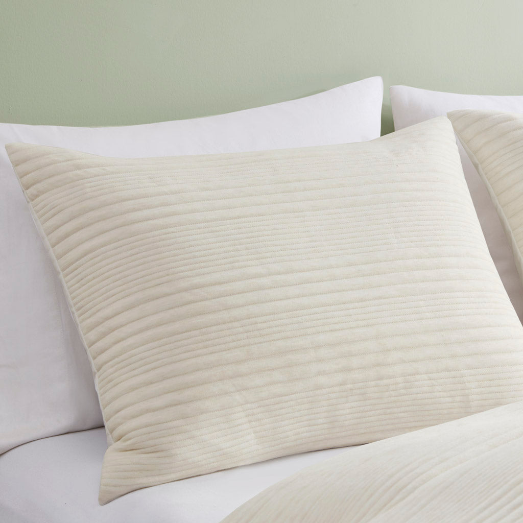 Wyatt 3 Piece Knitted Jersey Duvet Cover Set