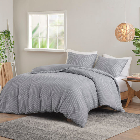 Bentley 3 Piece Matelasse Jacquard Duvet Cover Set
