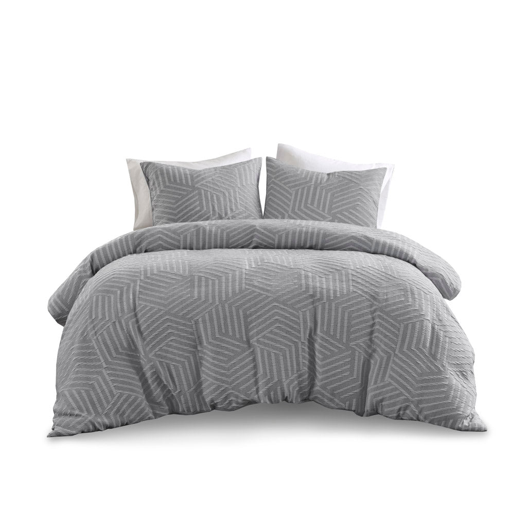 Bentley 3 Piece Matelasse Jacquard Duvet Cover Set