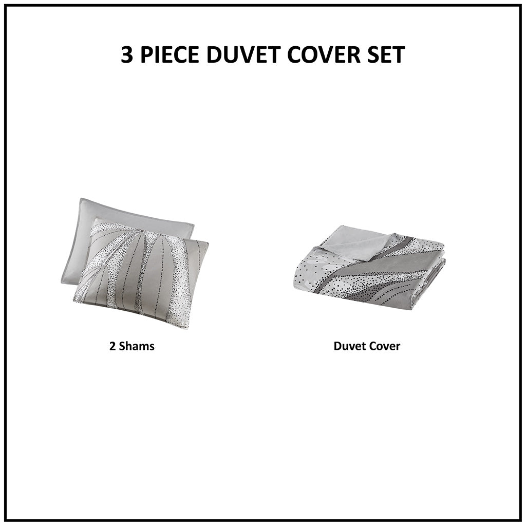 Adrian Botanical Cotton Duvet Cover Set