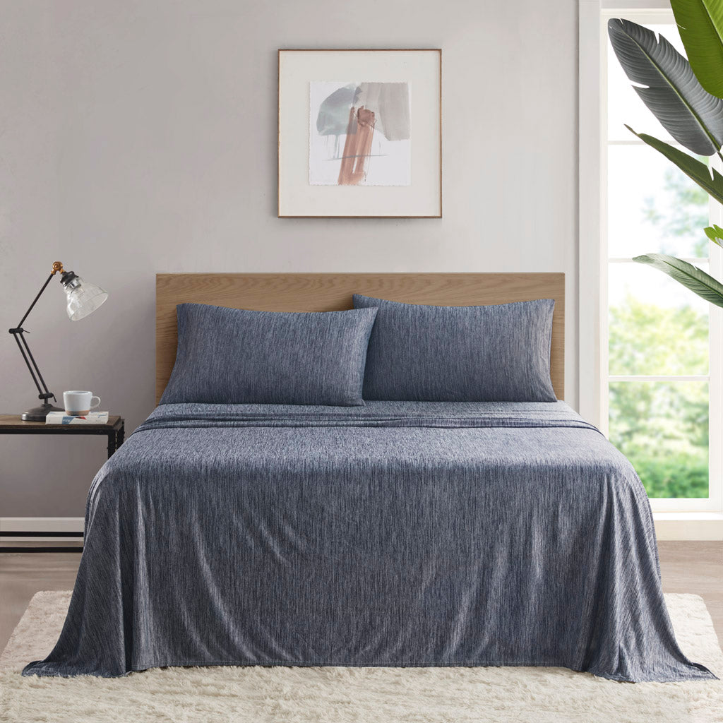 Comfort Cool Jersey Knit Nylon Blend Sheet Set