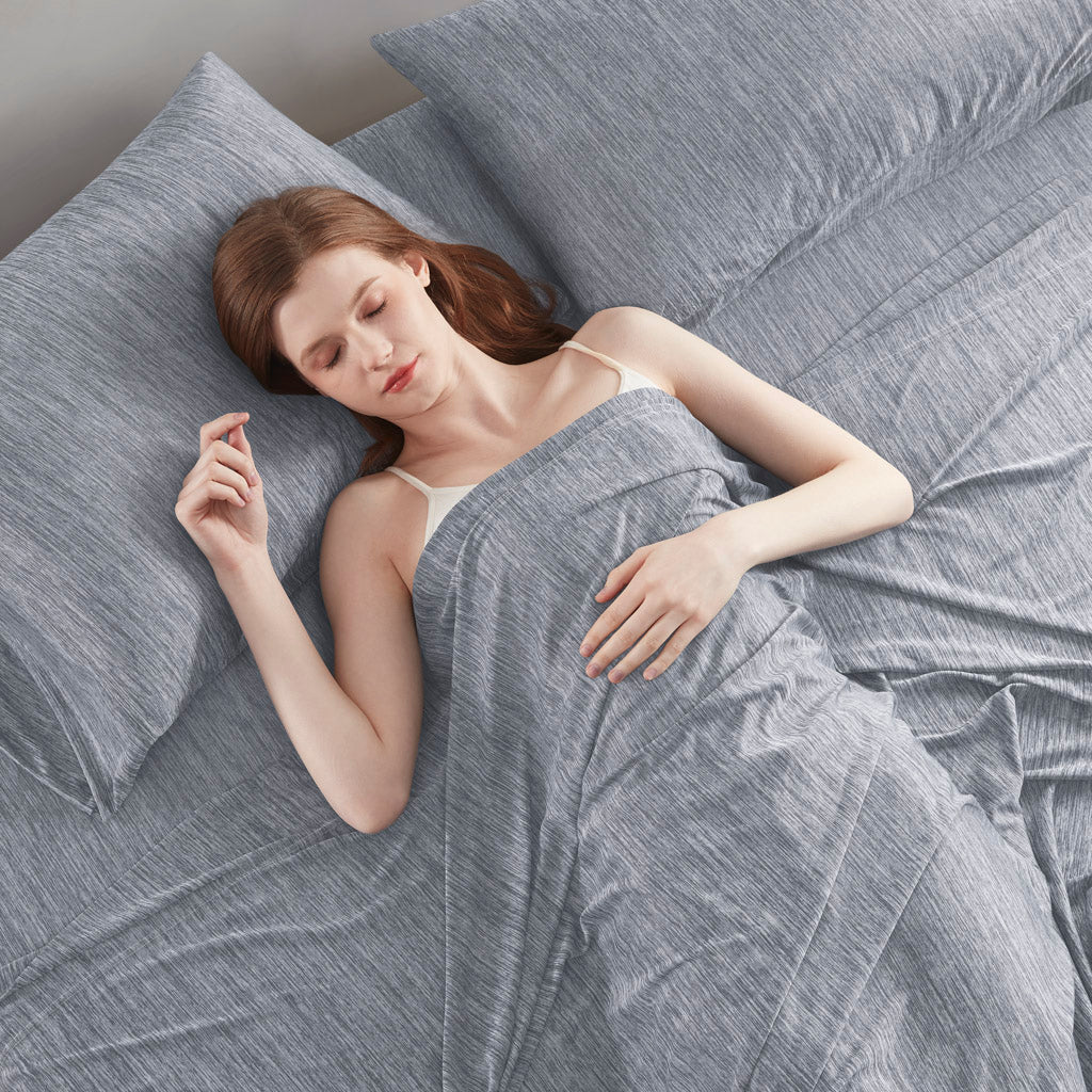 Comfort Cool Jersey Knit Nylon Blend Sheet Set