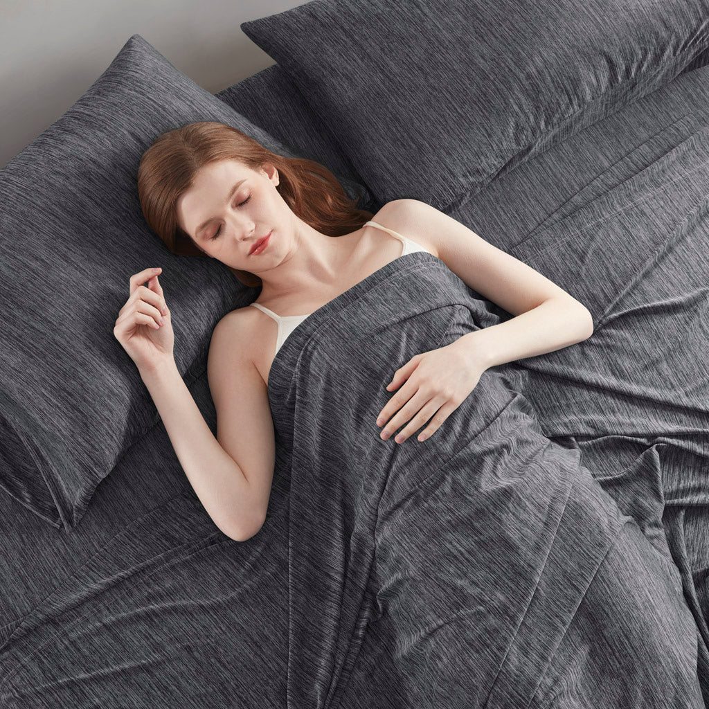 Comfort Cool Jersey Knit Nylon Blend Sheet Set