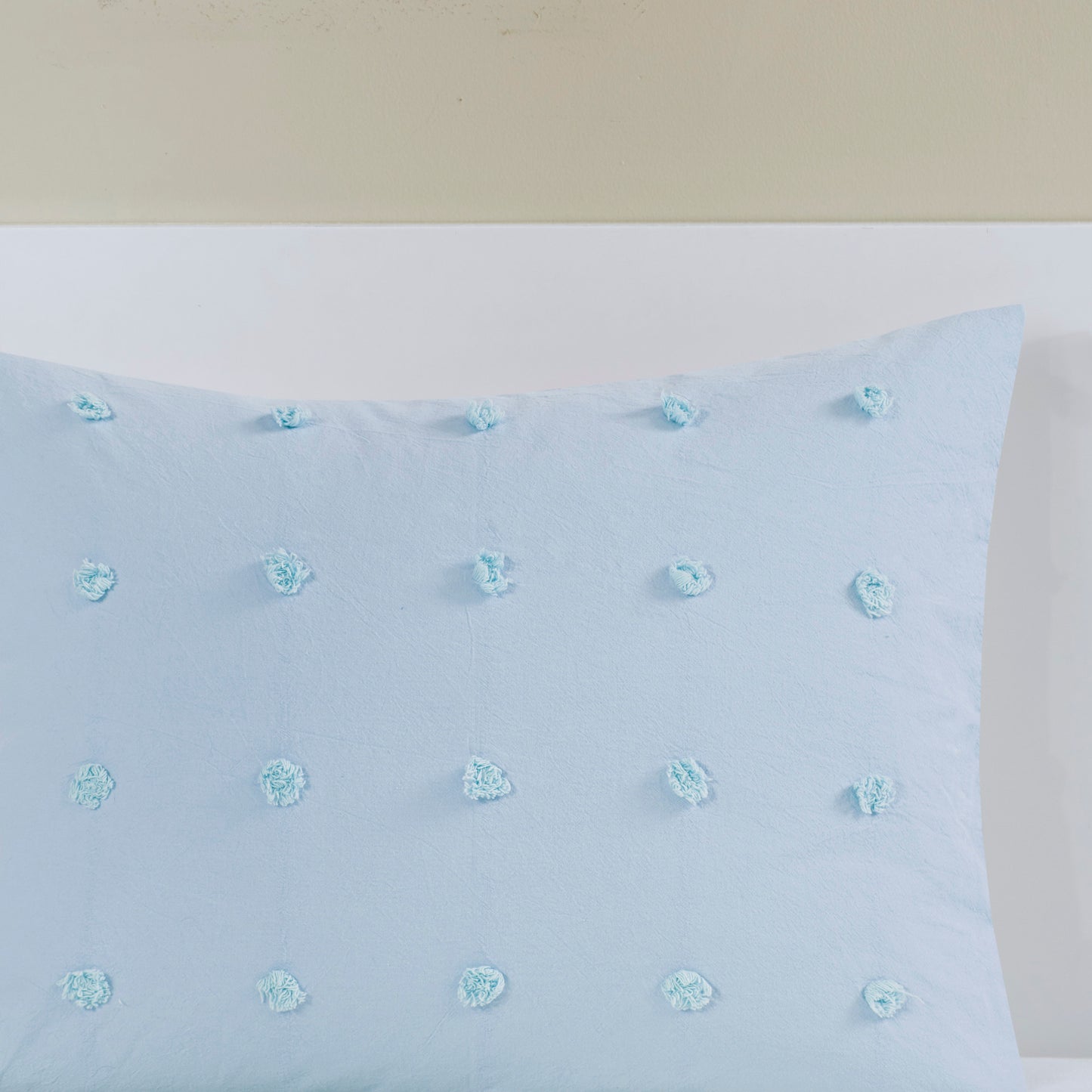 Brooklyn Cotton Jacquard Comforter Set with Euro Shams and Throw Pillows