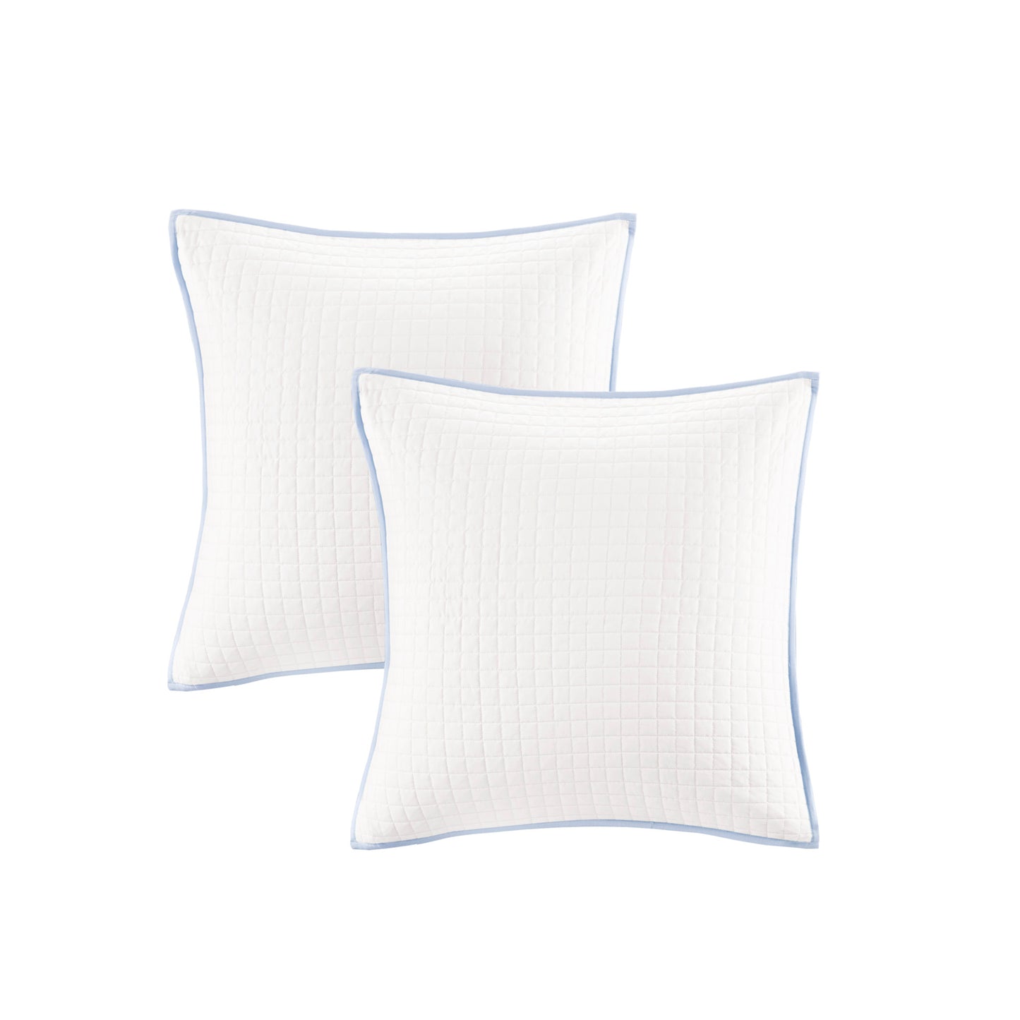 Brooklyn Cotton Jacquard Comforter Set with Euro Shams and Throw Pillows