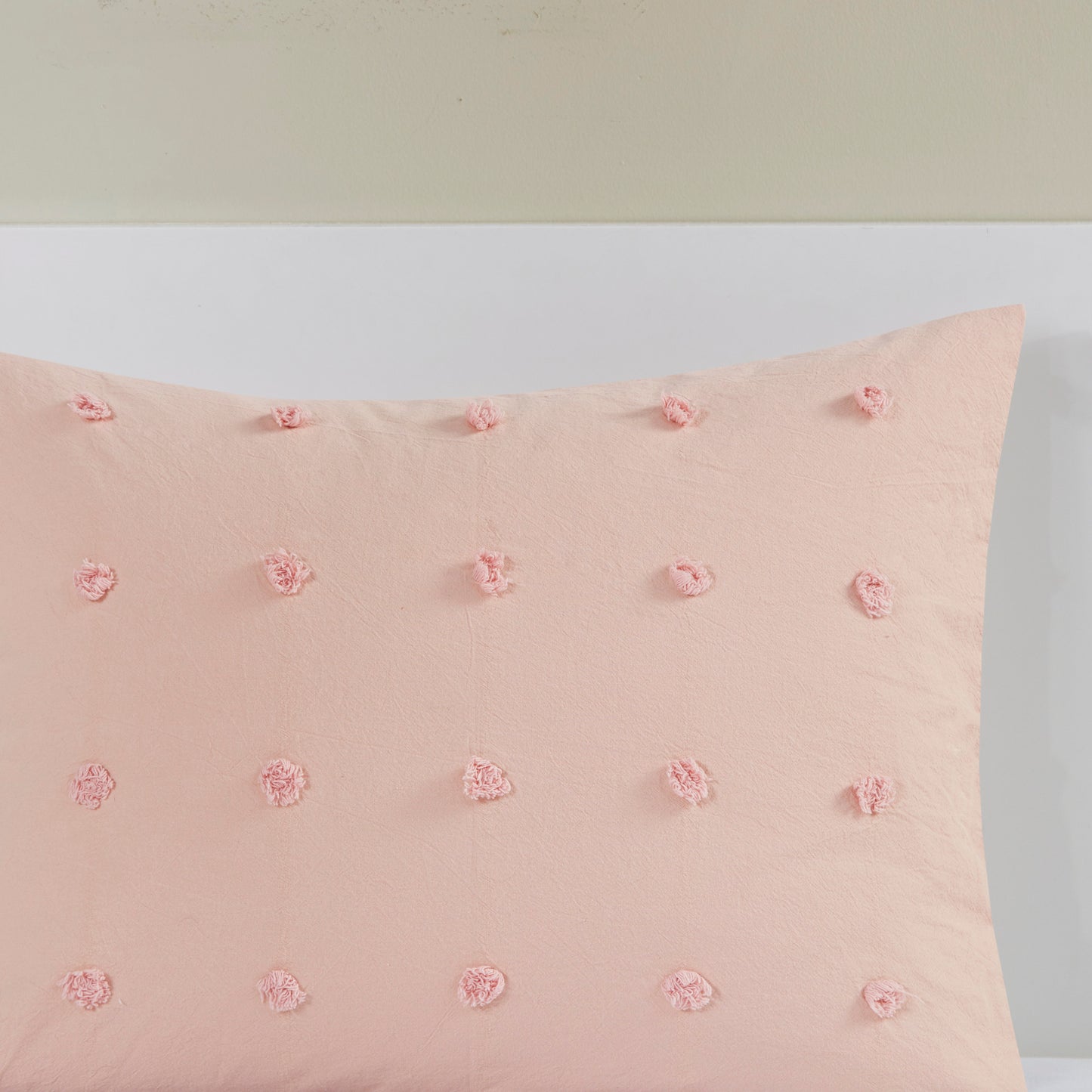 Brooklyn Cotton Jacquard Comforter Set with Euro Shams and Throw Pillows