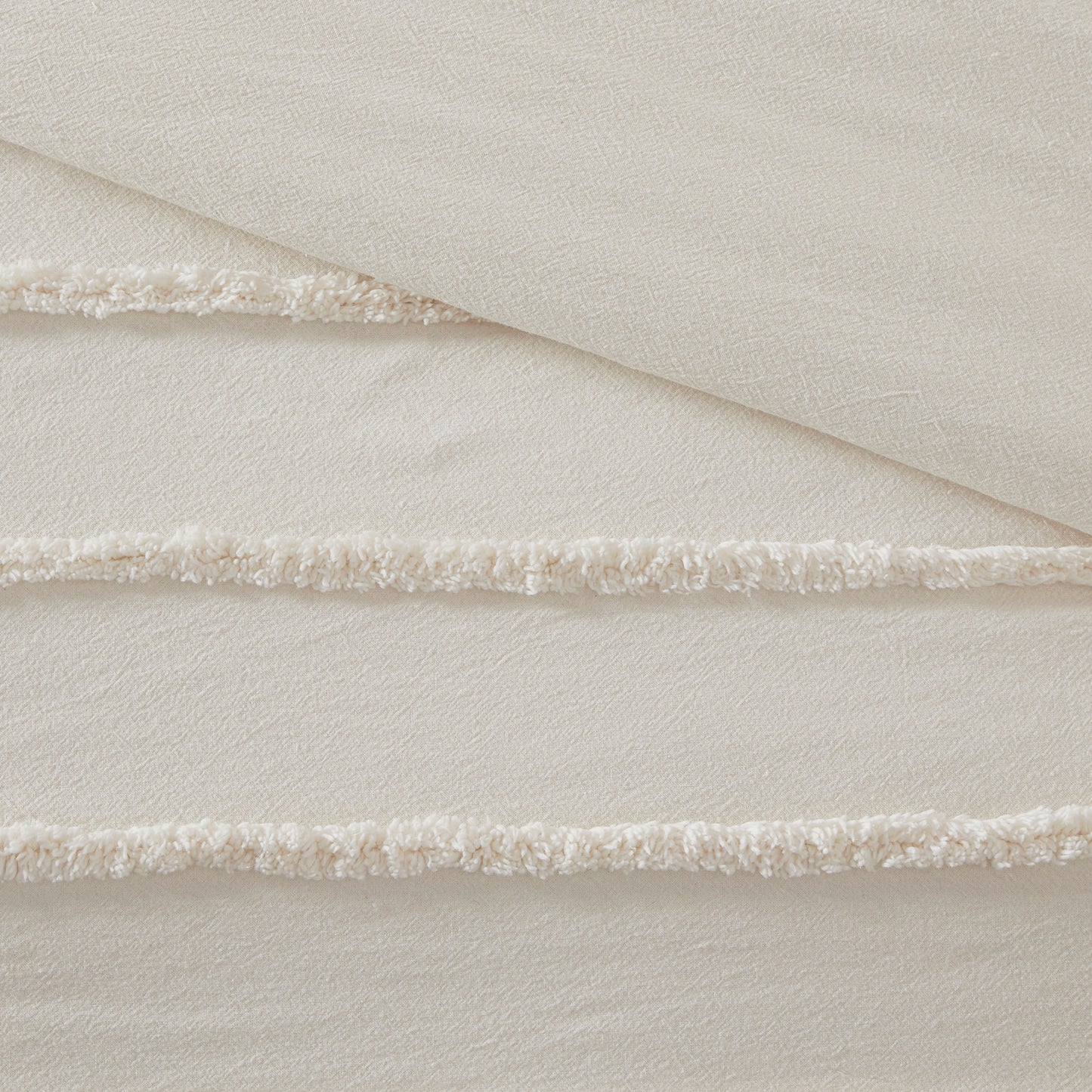 Mercer 3 Piece Cotton Chenille Duvet Cover Set