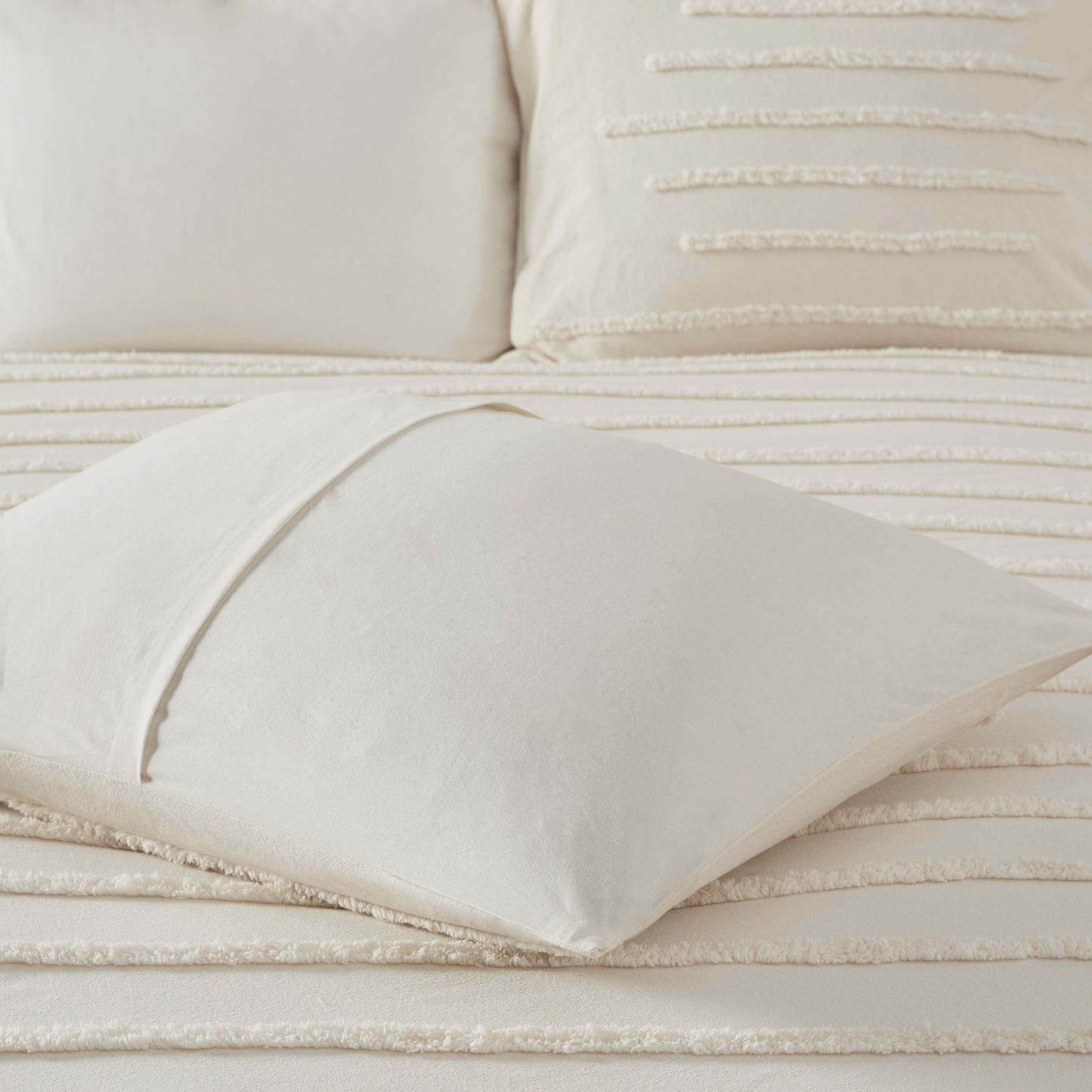 Mercer 3 Piece Cotton Chenille Duvet Cover Set