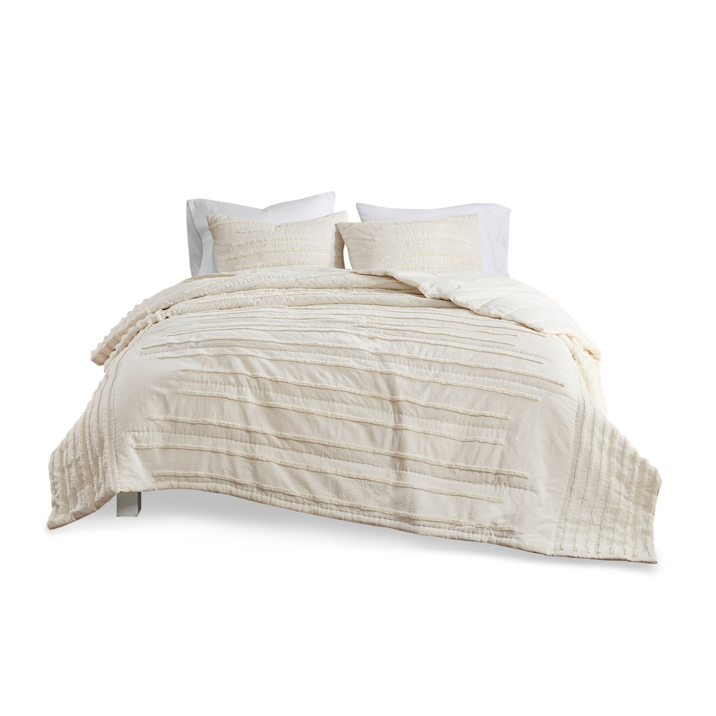 Mercer 3 Piece Cotton Chenille Coverlet Set